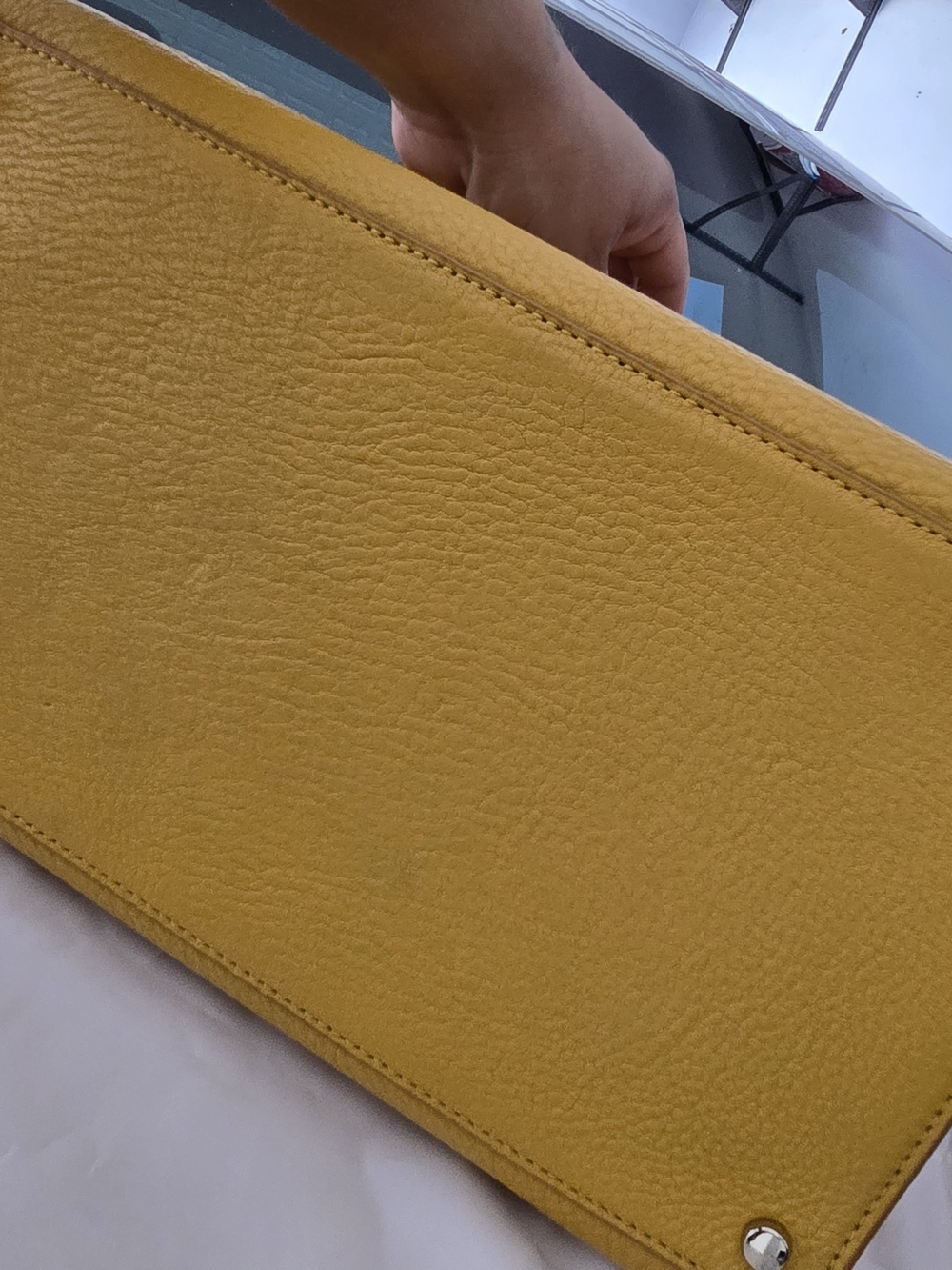 Kate Spade New York Hayes Street Leather Isobel in Saffron - Picture 6 of 14